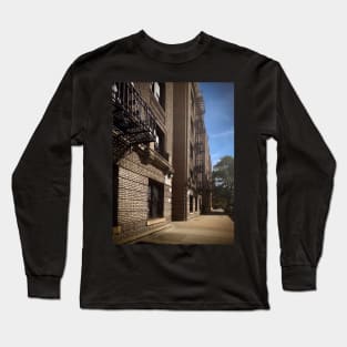 Harlem Street Buildings Manhattan New York City Long Sleeve T-Shirt